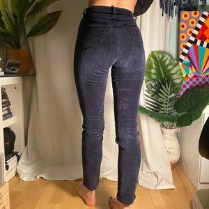 Brandy Melville Navy Corduroy Jane Pants